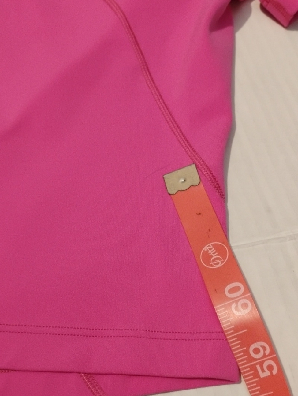 lululemon athletica Short Sleeve Align Top. Hot Pink in color. Women's size 4. - Picture 8 of 8